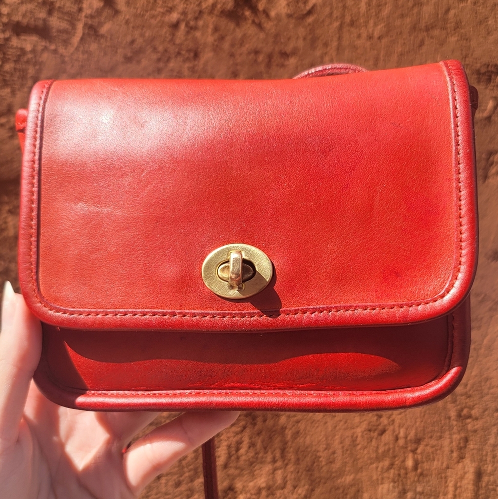 Rare Vintage Coach 80s NYC Mini Pouch